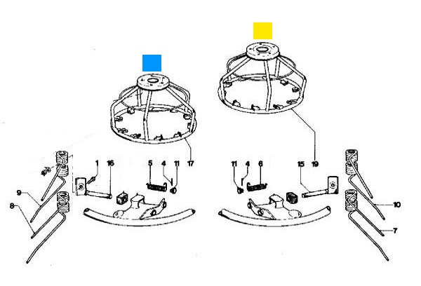 PZ Haybob Rotors & Tines